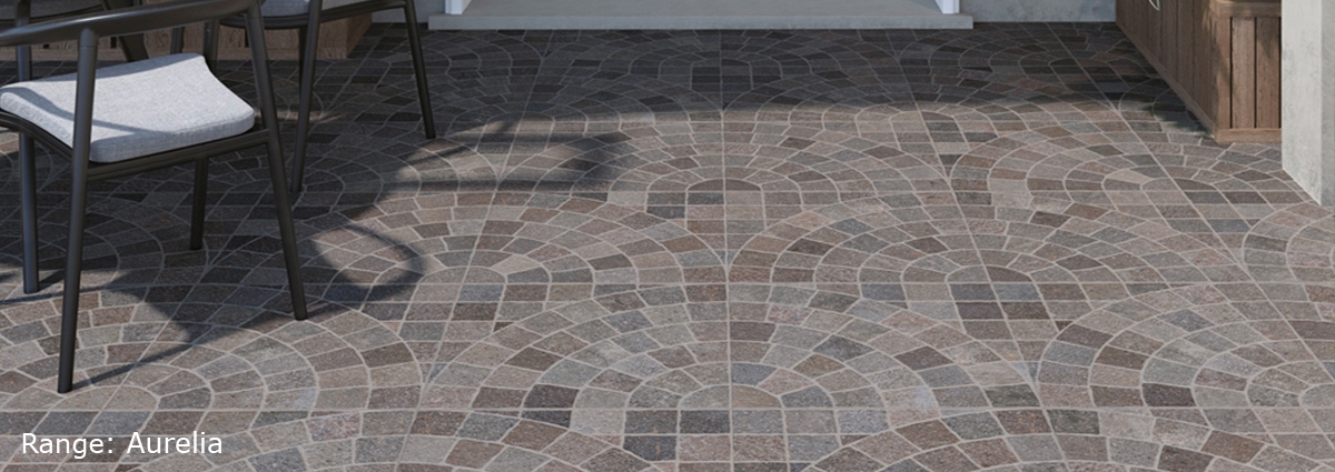 Aurelia British Stone outdoor tiles