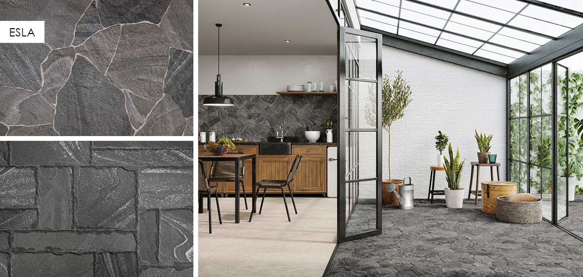 Esla Wall Tiles Grey